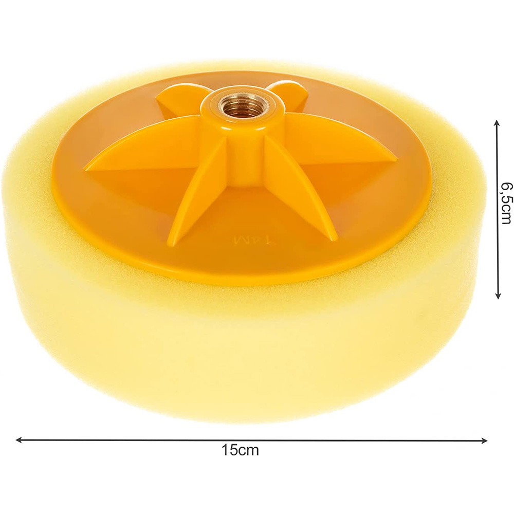 GĄBKI PADY POLERSKIE DO WIERTARKI ZESTAW M14 150mm Producent Relop