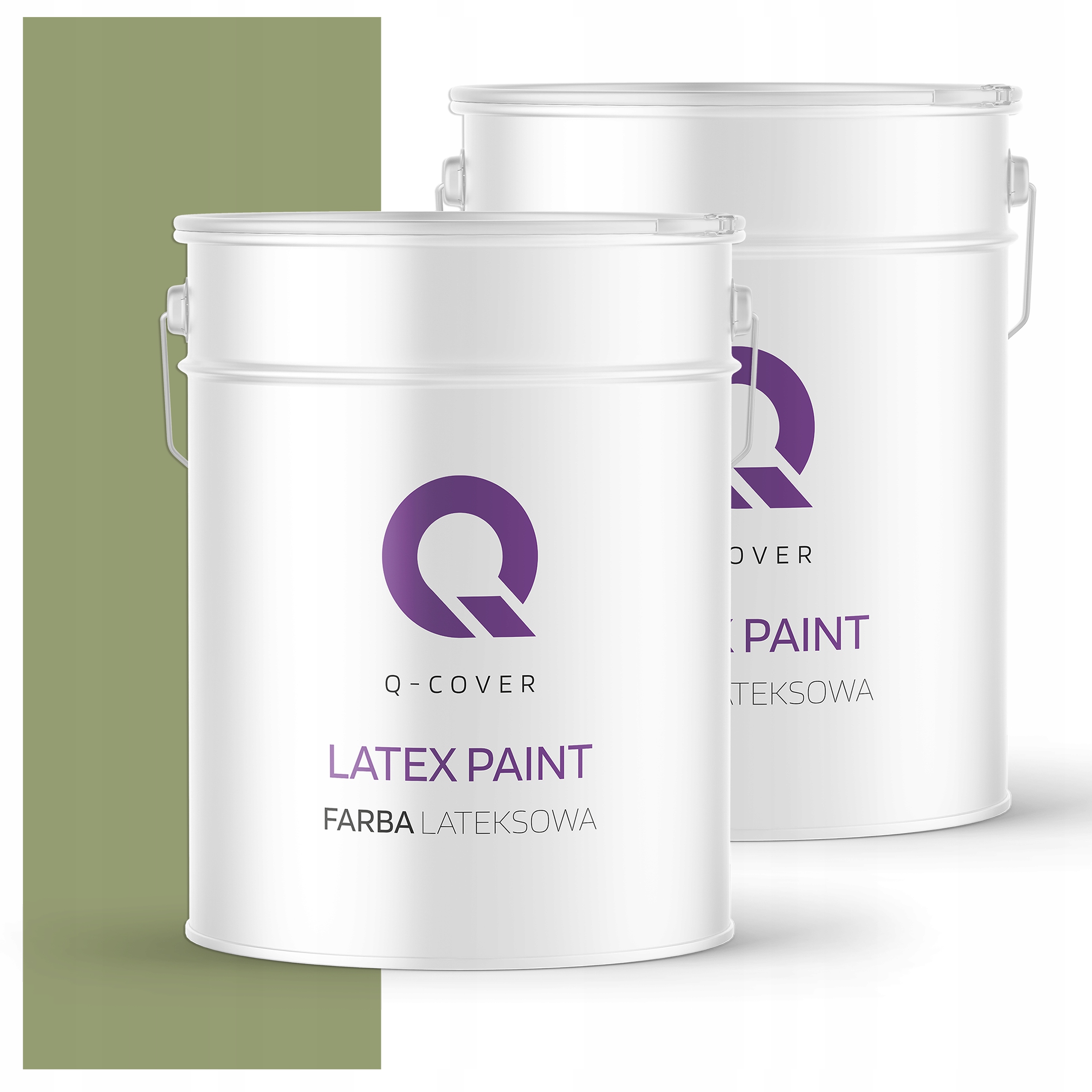 Latexová farba na interiér steny Stropy 10L Mat Zhnil Zelený Tmavý H2231