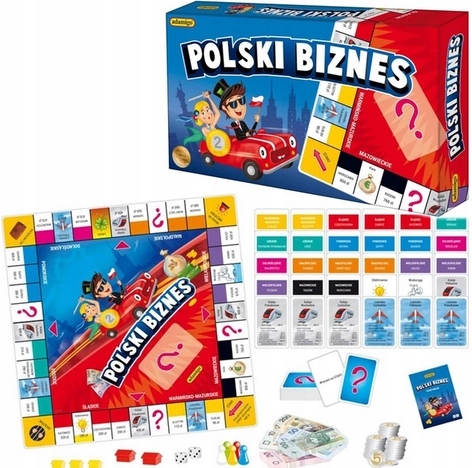 Polski Biznes Gra planszowa Ekonomiczna towarzyska Planszówka kreatywna