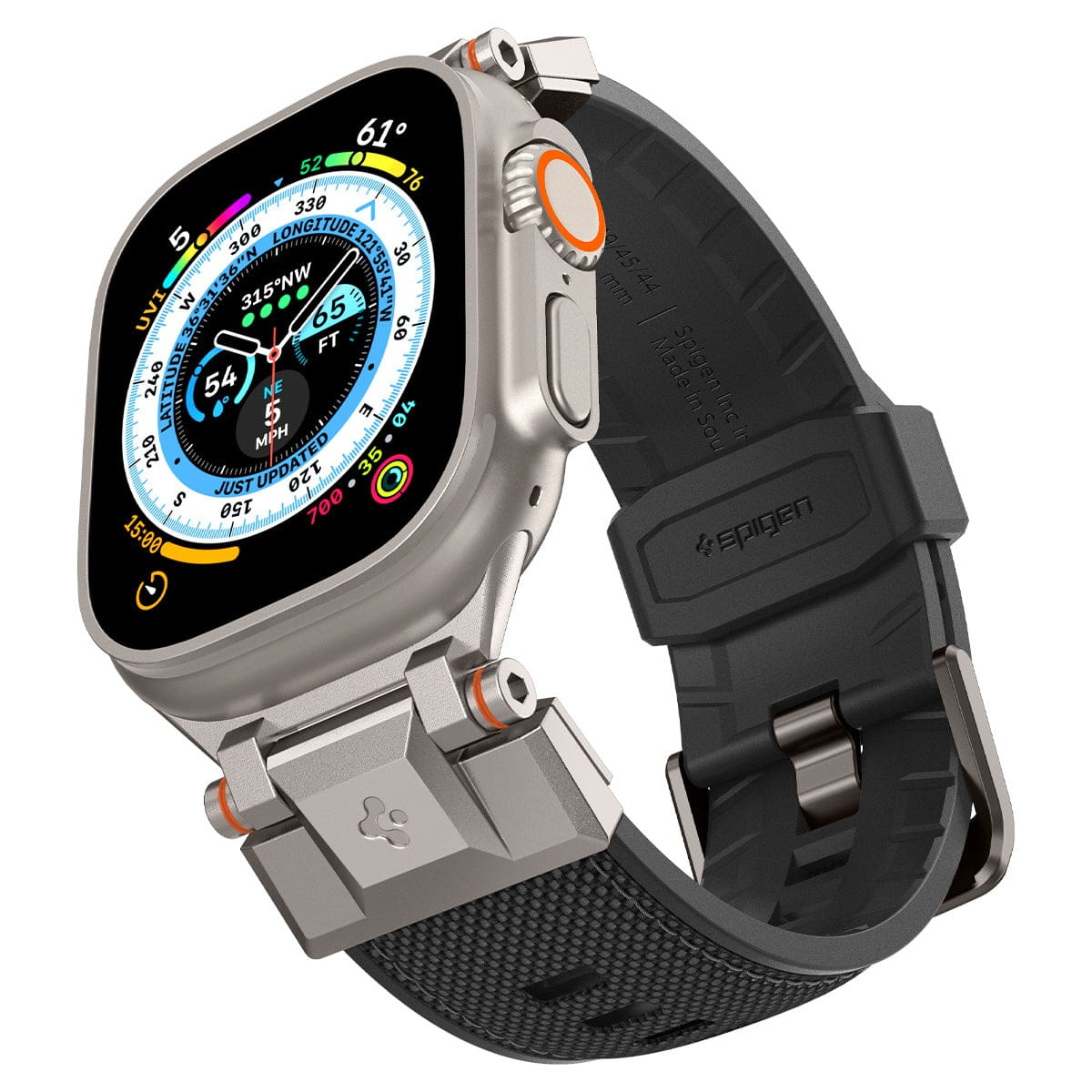 Silný řemínek Spigen pro Apple Watch 12/11/10/9/8/7/SE/Ultra 49/46/45/44 mm