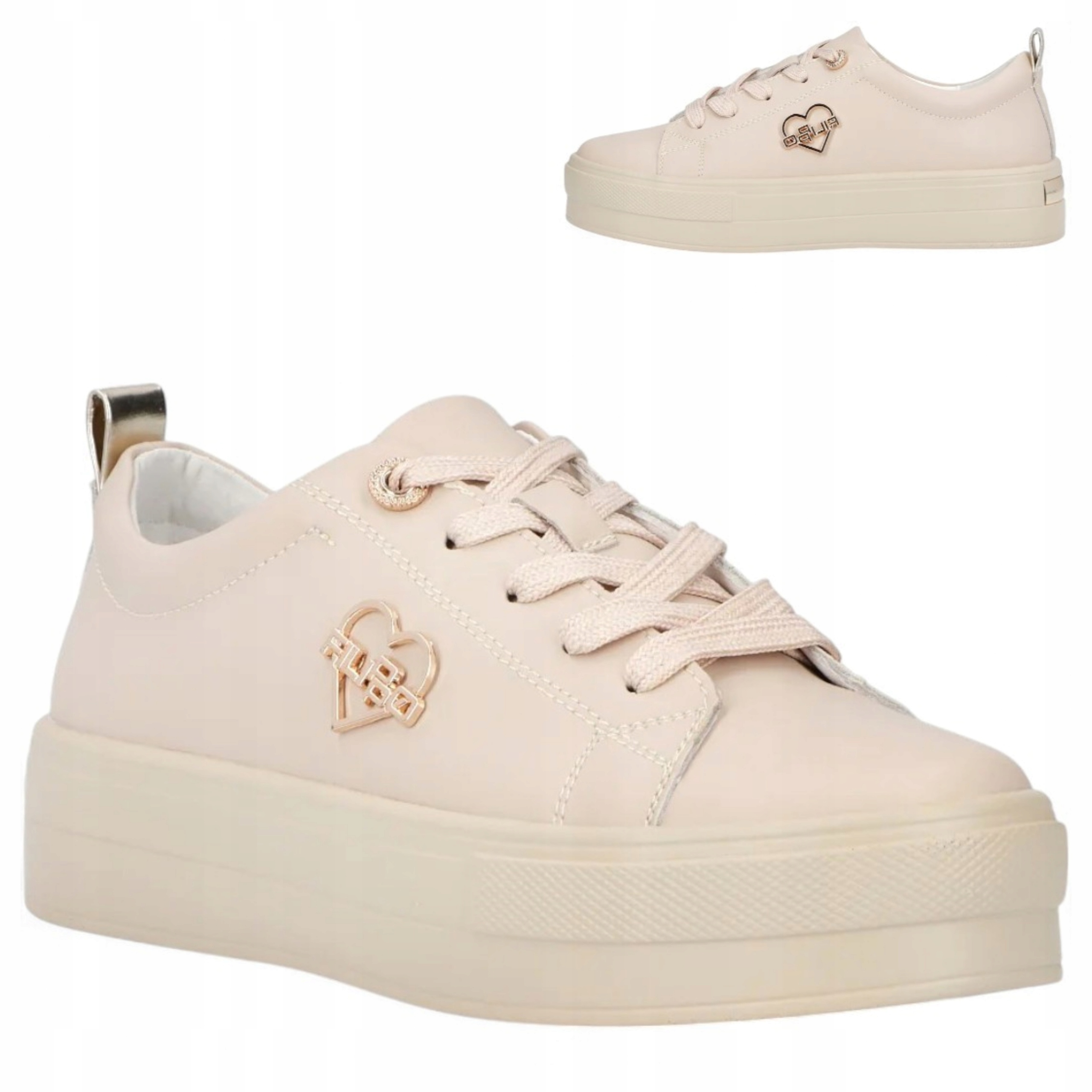 Filippo 41 Dámské Kožené Boty Jarní Tenisky Sportovní Platforma