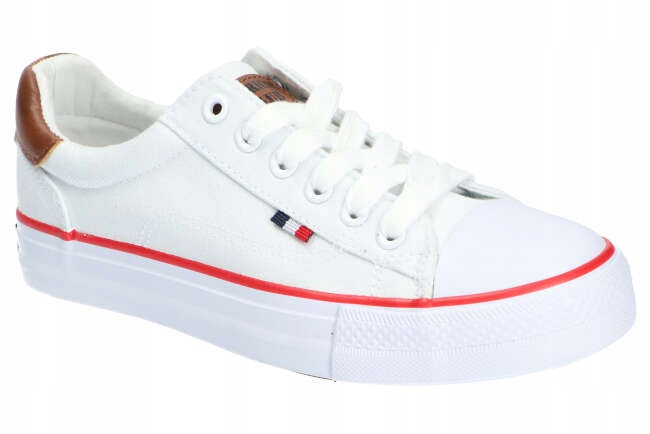 

American Club LH79 Trampki Tenisówki Białe 37