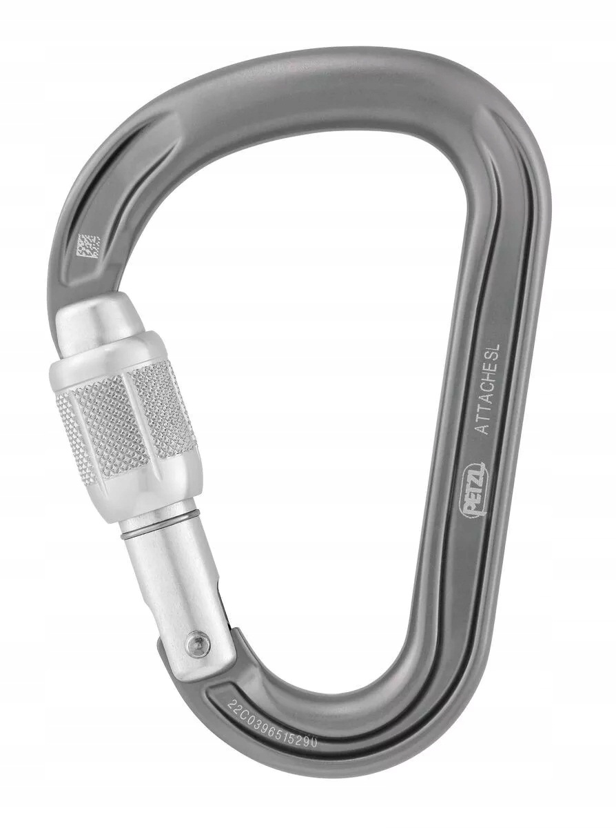 Karabinek wspinaczkowy Petzl Attache Gray