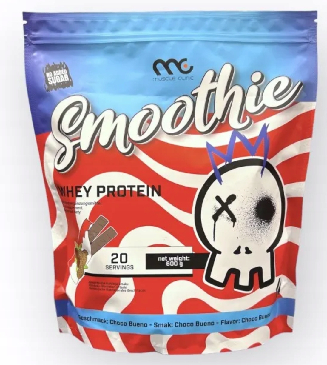 Muscle Clinic Smoothie Whey 600g Wpc Lahodné Bílkoviny