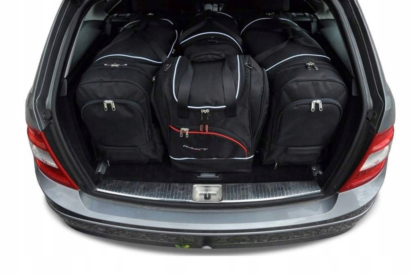 J&j Automotive Sada 4ks cestovných tašiek Sport pre Mercedes-benz C Kombi