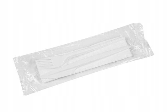 

Zestaw sztućcy widelec, nóż z serwetką 350 szt.