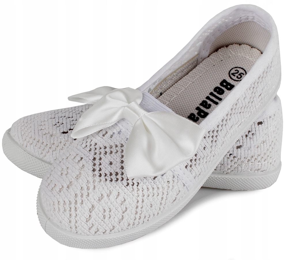 Granatowe ażurowe KORONKOWE tenisówki kokardka 26 Długość wkładki wew. 16.5 cm