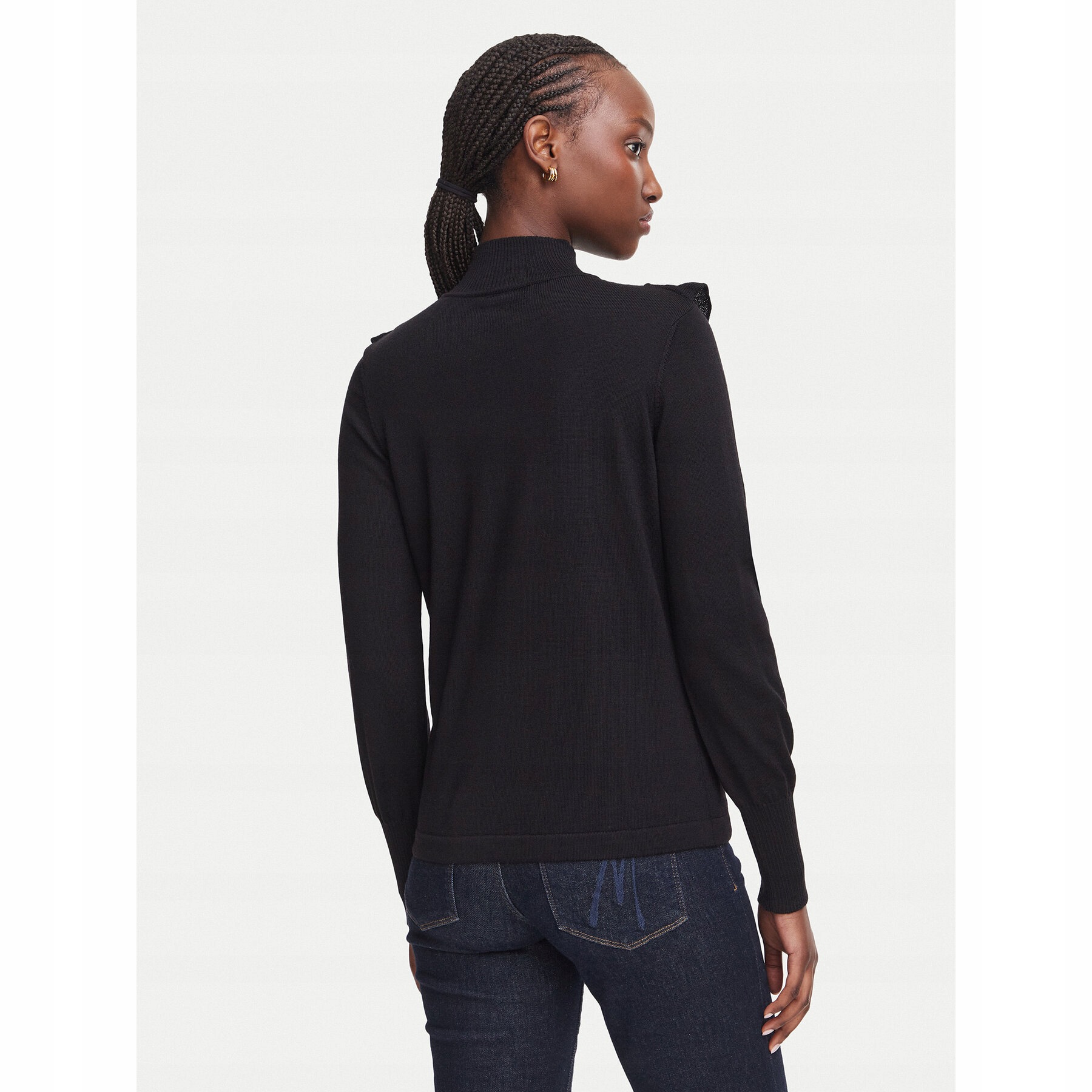Damskie Sweter 100501 czarny