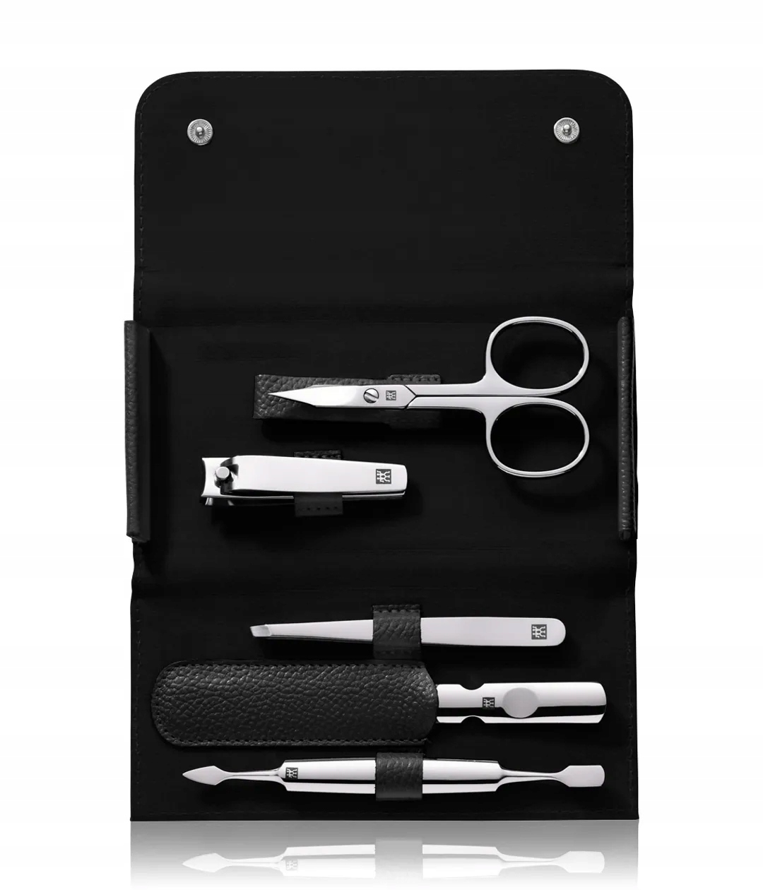 Zestaw do manicure srebrny 5 elementów