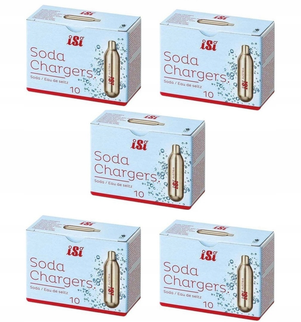 NABOJE DO WODY SODOWEJ ISI CO2 50 SZT.