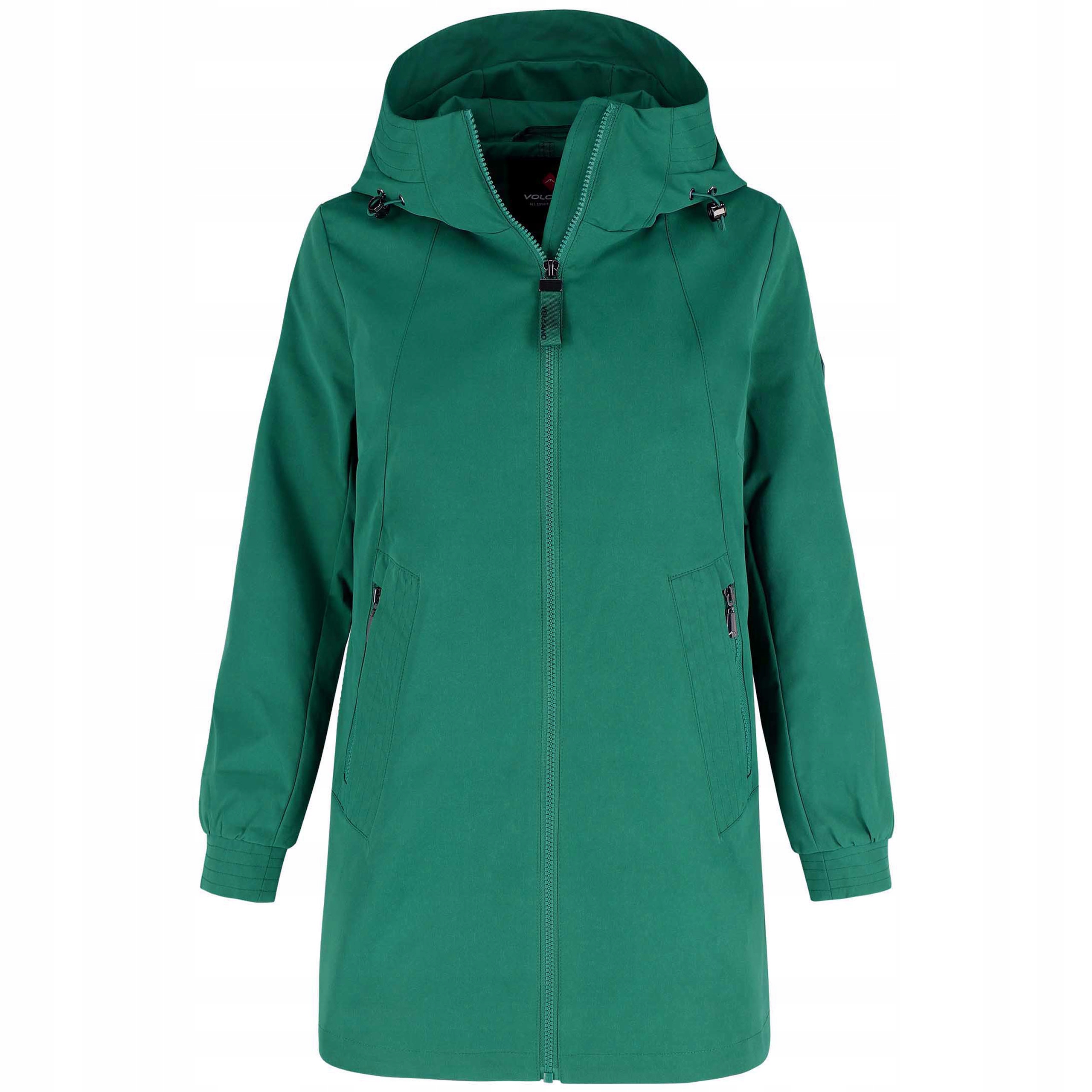 Kurtka Damska Parka Zielona Volcano J-billie M