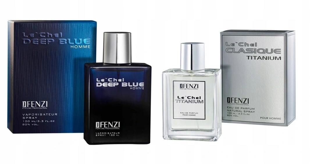 JFenzi-Le'Chel Casique Titanium Le Chel Deep Blue 2x100 ml Edp