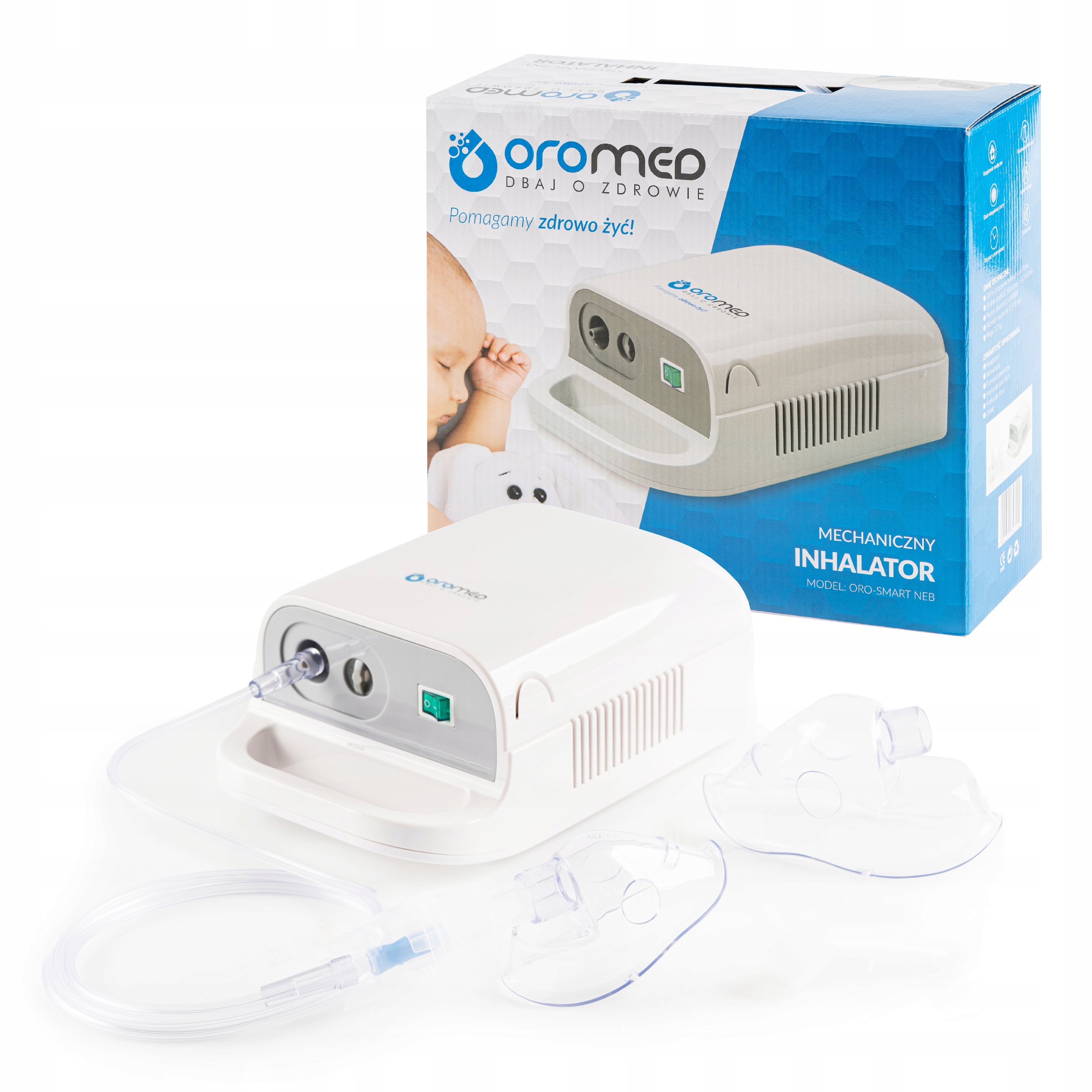 

Inhalator Nebulizator Dla Dzieci Dorosłych 2 Maski