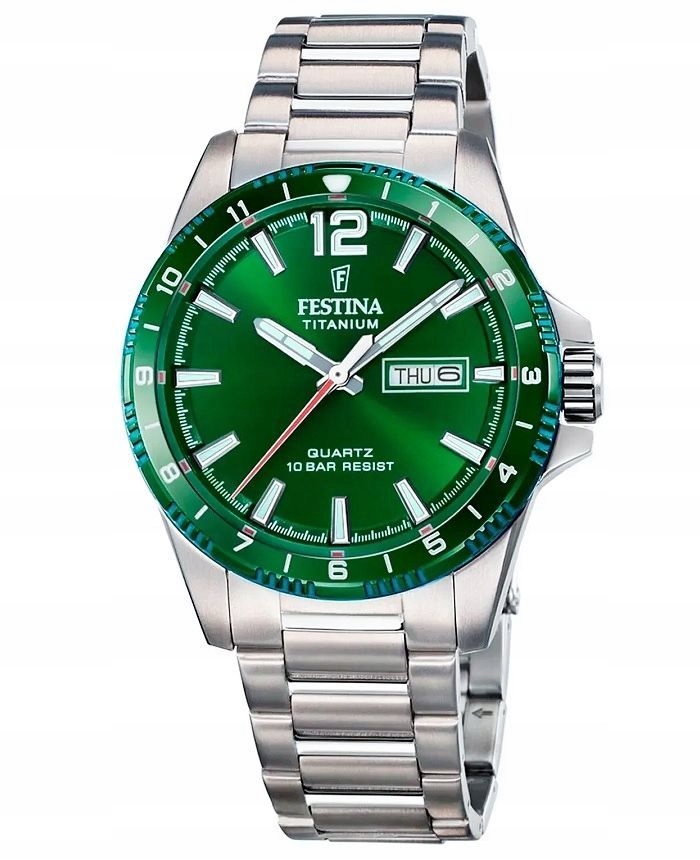 Pánské Hodinky Festina Titanium F20698/3 43,00 mm 10ATM