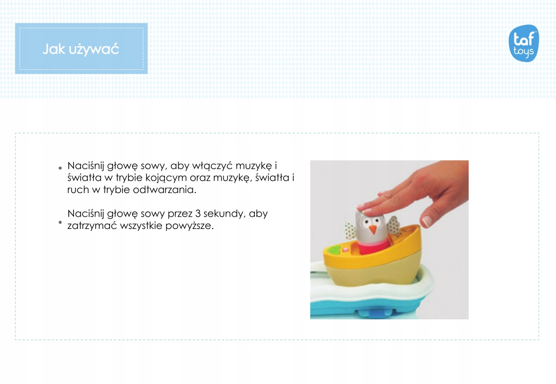 Taf Toys MUZYCZNA łódka, projektor Rodzaj pozytywki