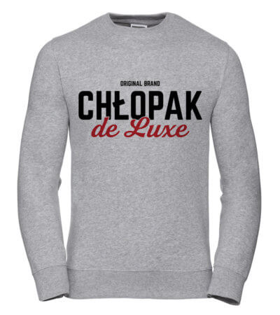 Pánská Mikina Chlapec deLuxe Xs Šedá Dárek Pro Chlapce Chlapa Pro Něj F