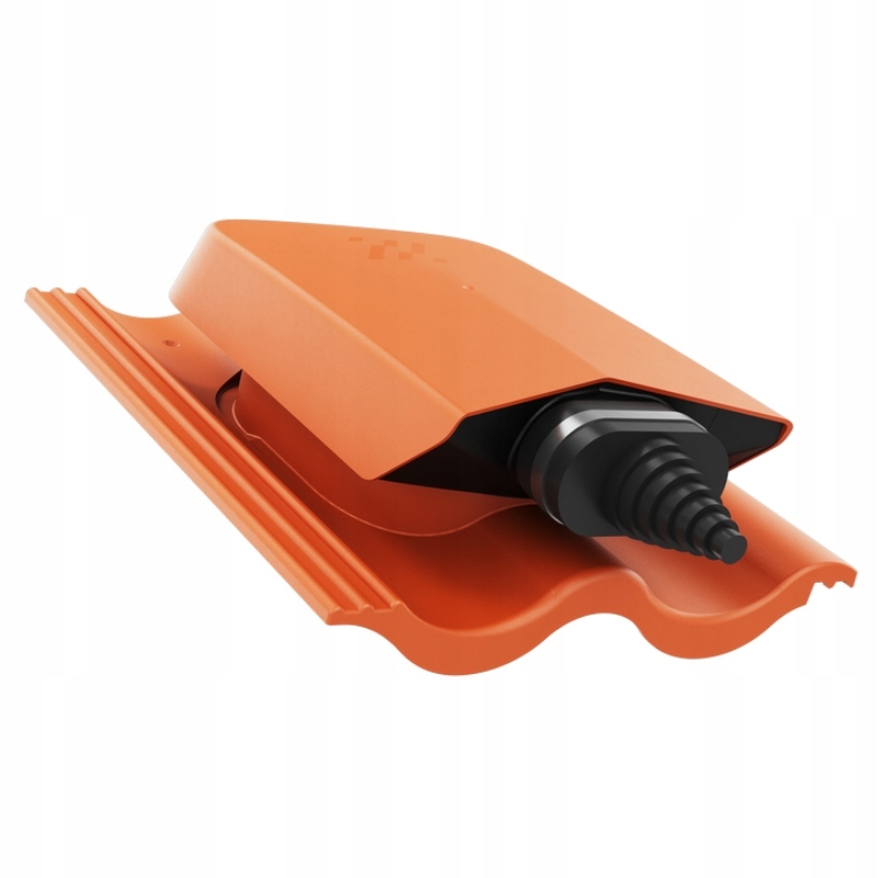 Solární Přechod na solární kabely střešní taška Sigma Cihlová