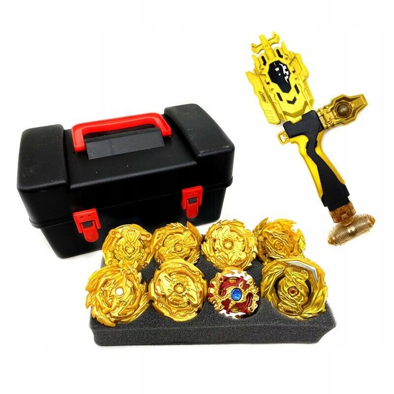 

Bączek Wirujący Beyblade Dysk Spinner Złoty 8SZT