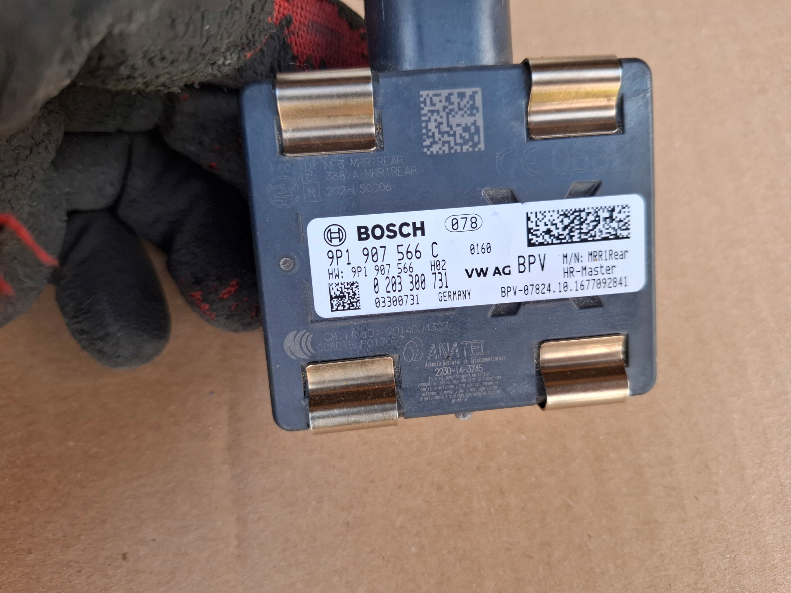 RADAR Sensor MARTWEGO POLA PORSCHE 911 4S 16r