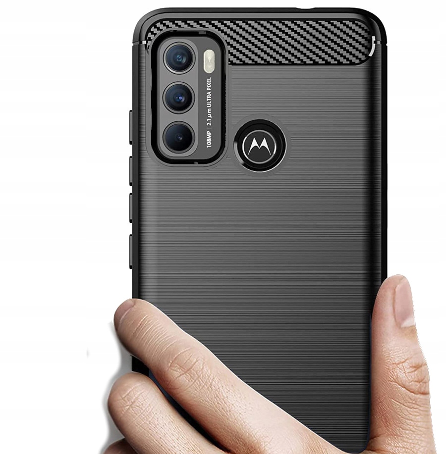 

Case Etui Pancerne Karbon 2x Szkło Do Motorola G60
