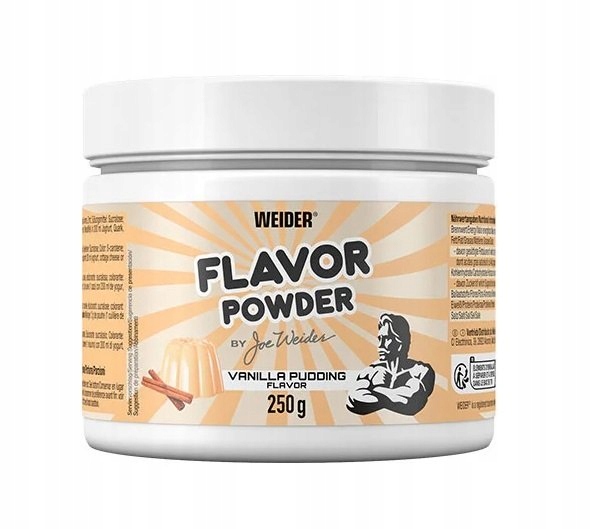 Weider Flavor Powder, vanilkový pudink – 250 g