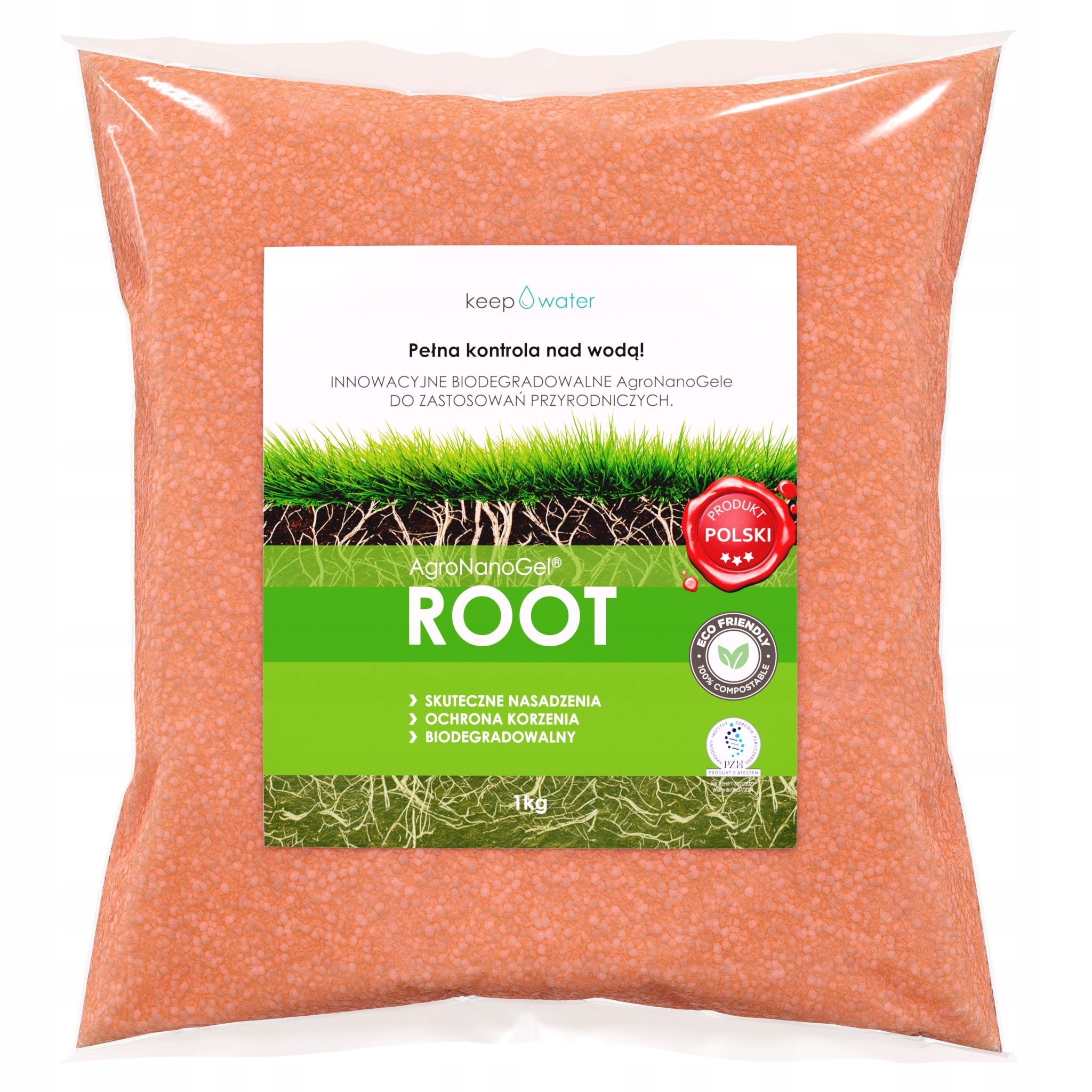 Biodegradowalny HYDROŻEL AgroNanoGel Root 1 kg