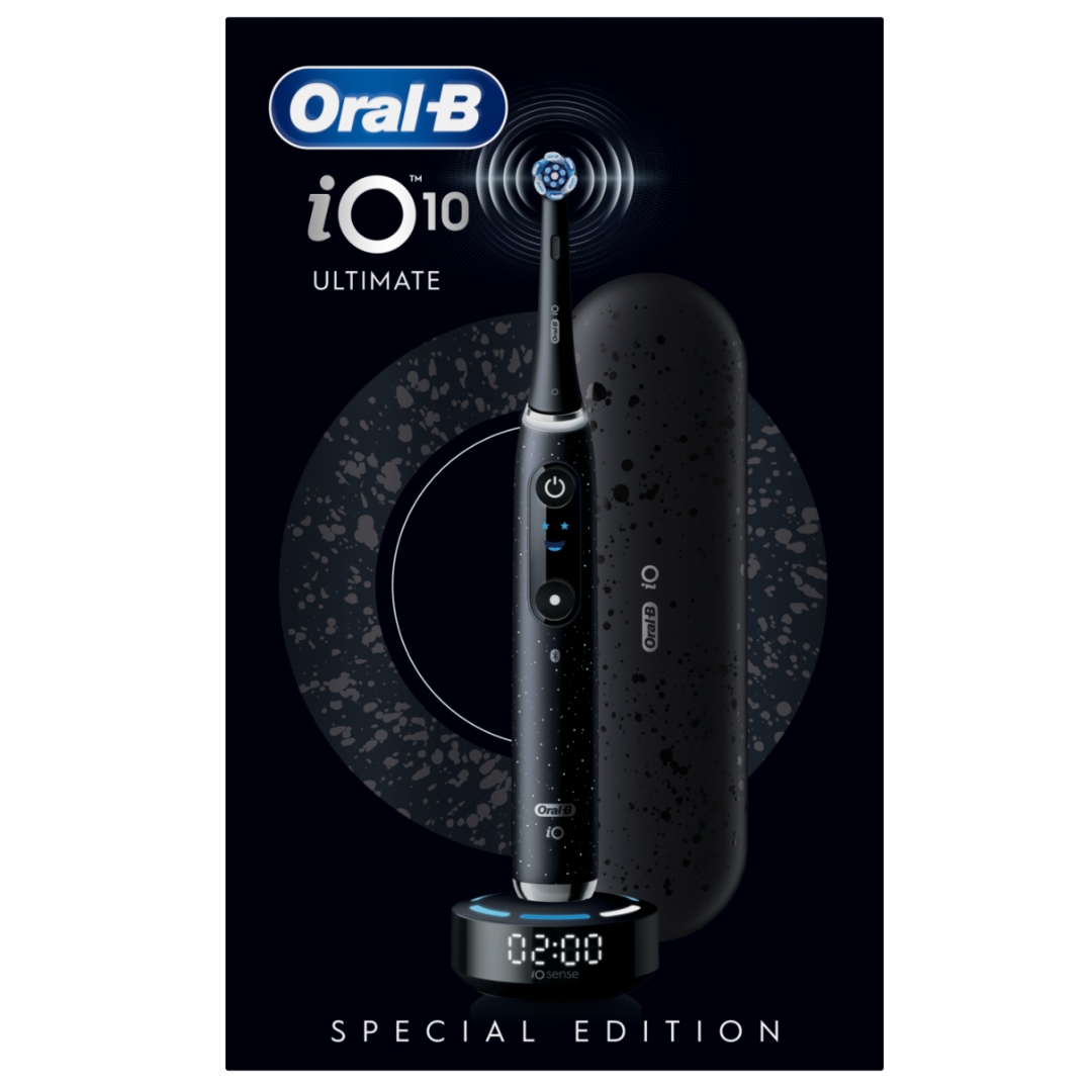 Oral-B iO 10 Ultimate Szczoteczka Elektryczna czarna 1 Końcówka Szczoteczki