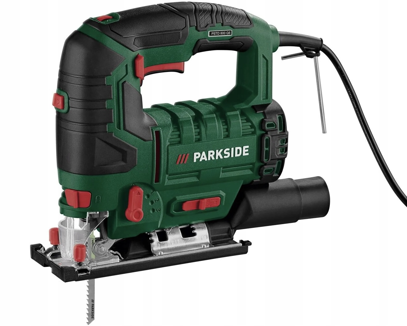 Parkside wyrzynarka skok 22mm 800W Pstd 800 G6