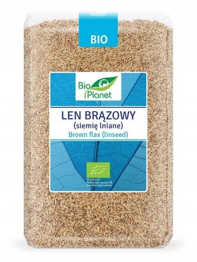 2x Bio Planet Len hnědý (lněné semínko) bio 2 kg