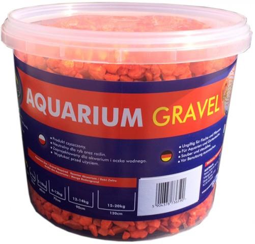 Aqn NCG-5 Fluo Orange Barevný Štěrk, Kbelík 5 Kg,