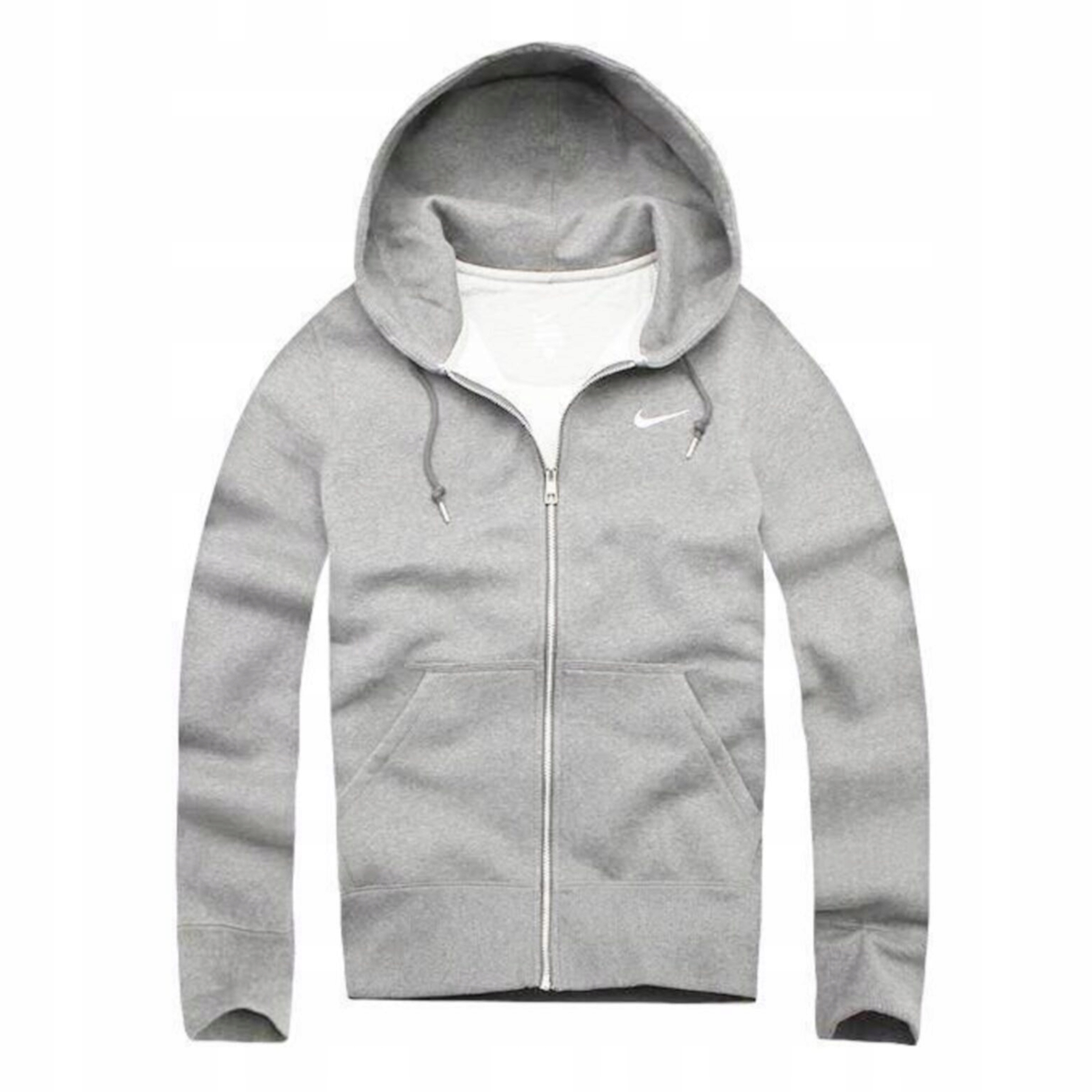 

Bluza Nike szara męska M z kapturem rozpinana