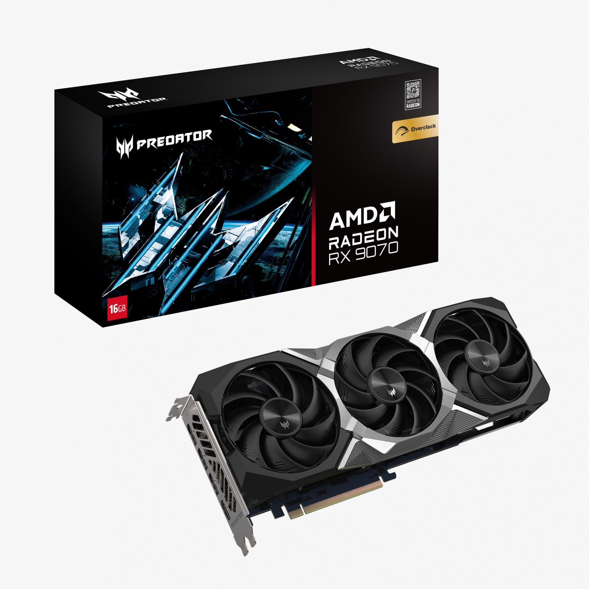 Grafická karta Acer Predator Bifrost RX9070 16 Gb