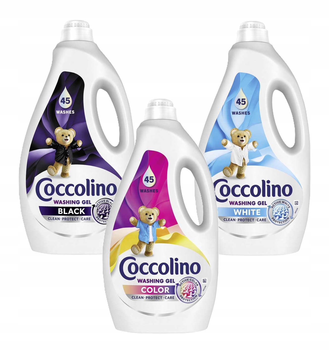 Coccolino Care żel do prania MIX 3x1,8L 135 prań