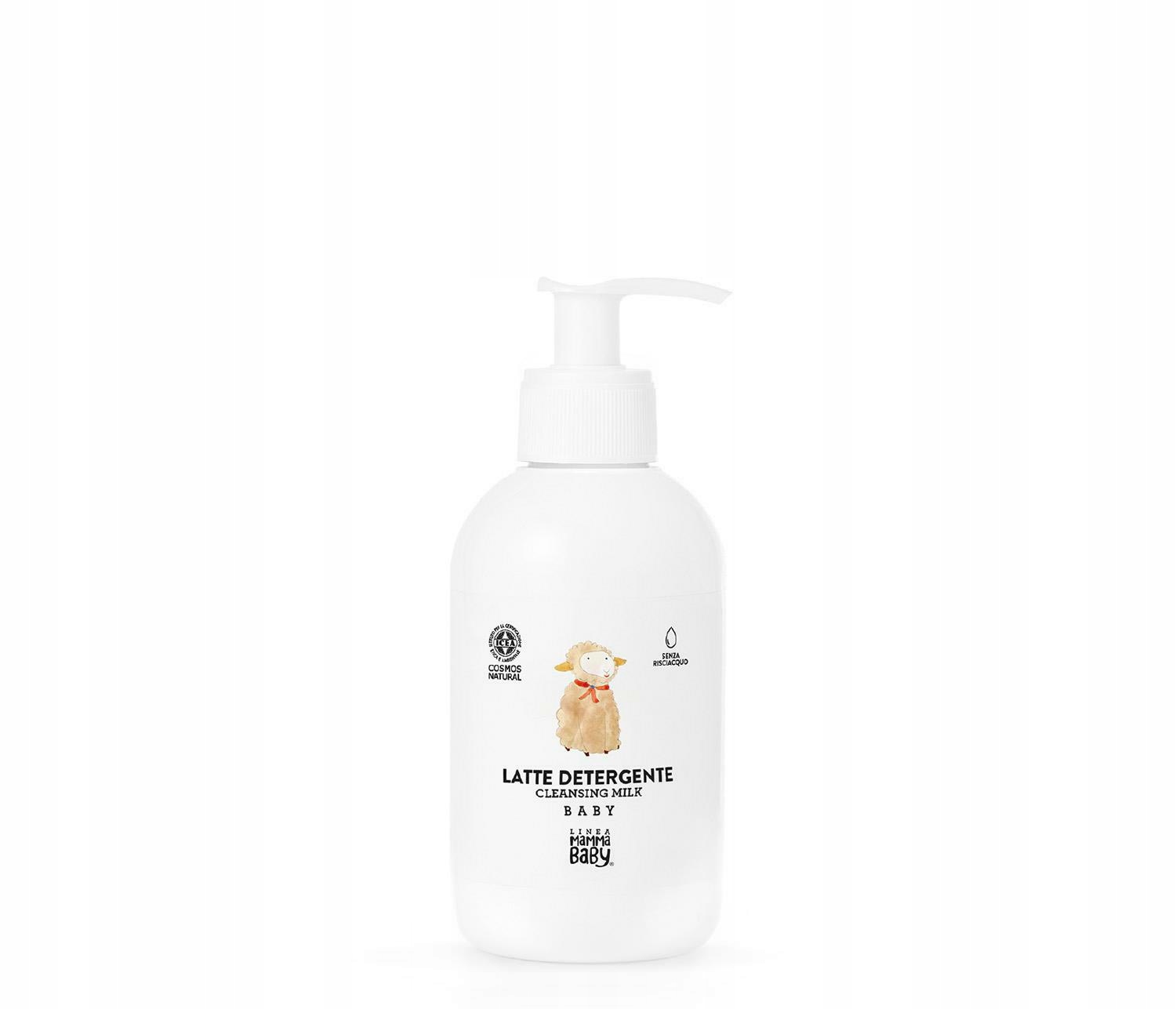 Linea MammaBaby - Mleczko oczyszczające bez spłukiwania Cosmos 250ml 0+