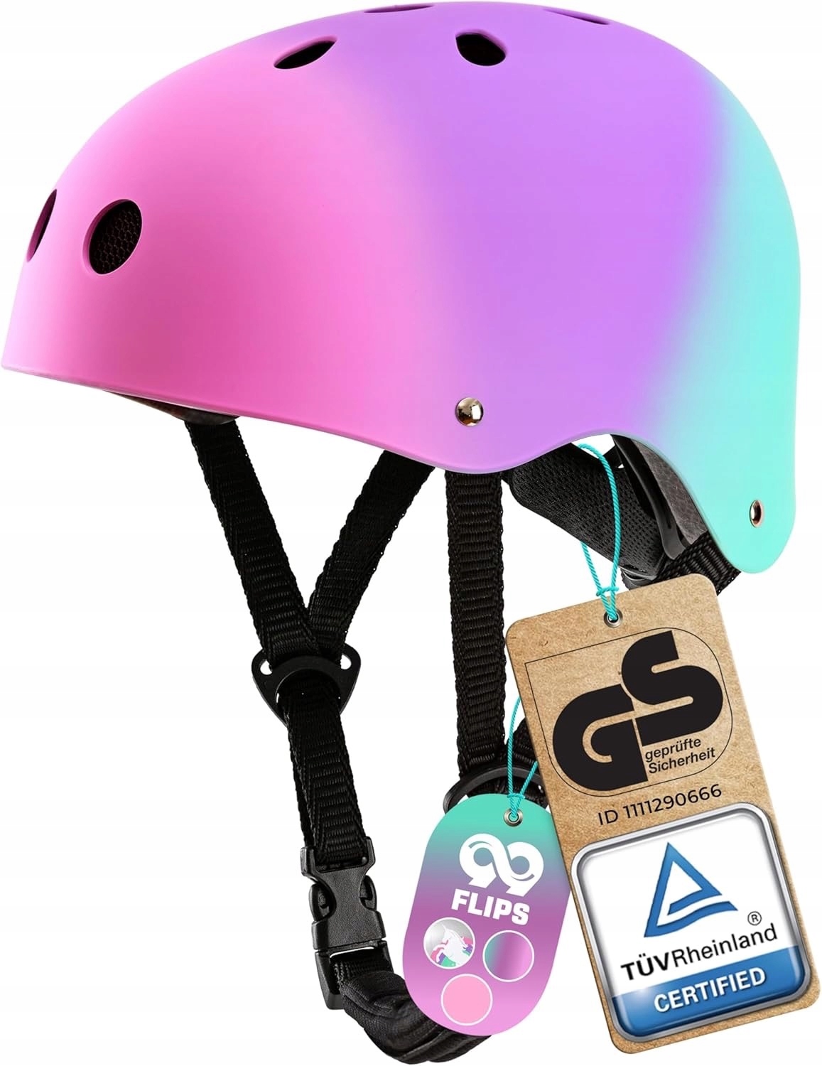 Cyklistická přilba pro děti S 54-58 cm na koloběžku Kolečkové brusle Kolečkové Brusle