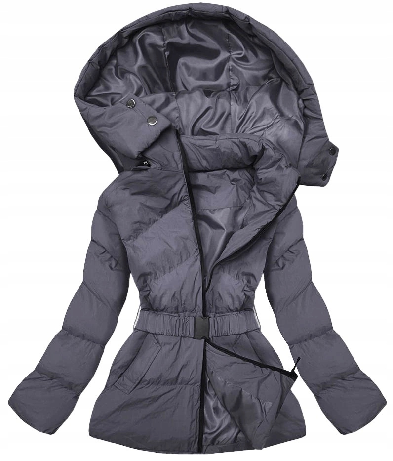 Bunda S Páskem 23060 Šedá Tmavá M (38)