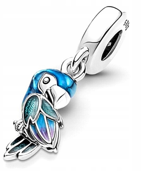 

Charms Rajska Papuga z Dżungli Ptak Srebro 925