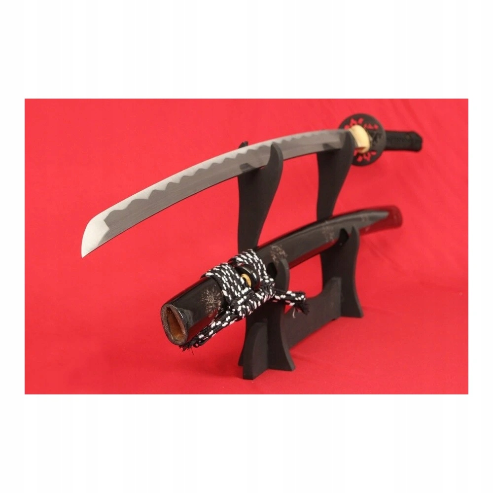 katana Tomomi 2,30 Shaku, ocel Aisi 1045, leštěná imitace hamonu, Yokote