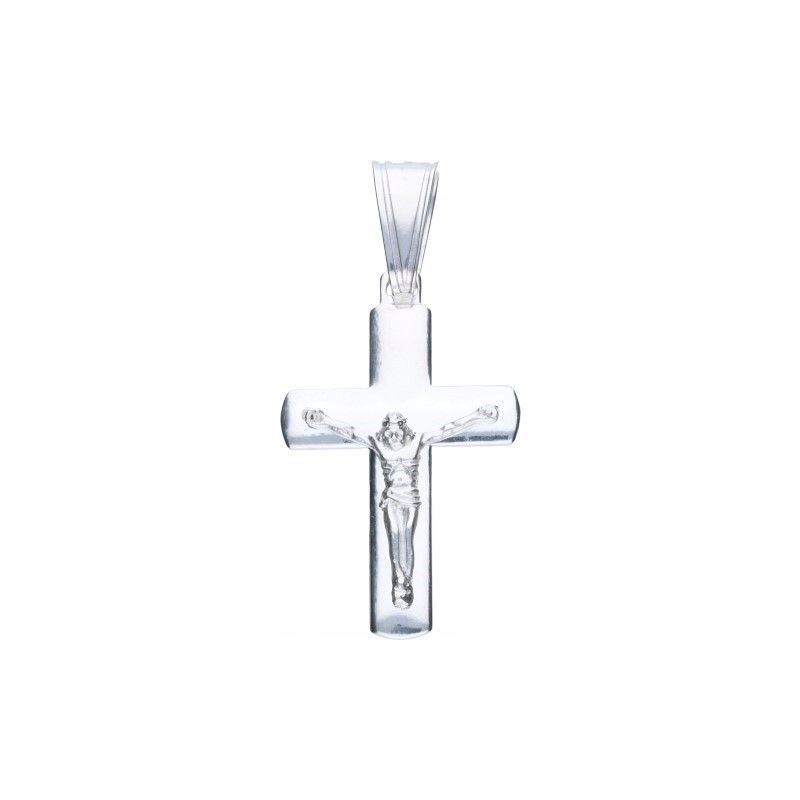 Stříbrný křížek ryzosti 925 stříbrný s obrázkem Pasijky pro svaté přijímání