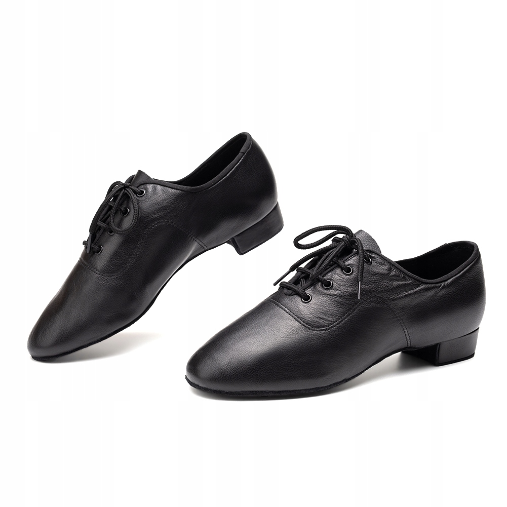 BUTY MĘSKIE DO TAŃCA SKÓRZANE DO STANDARDU 2,5cm Rozmiar 40