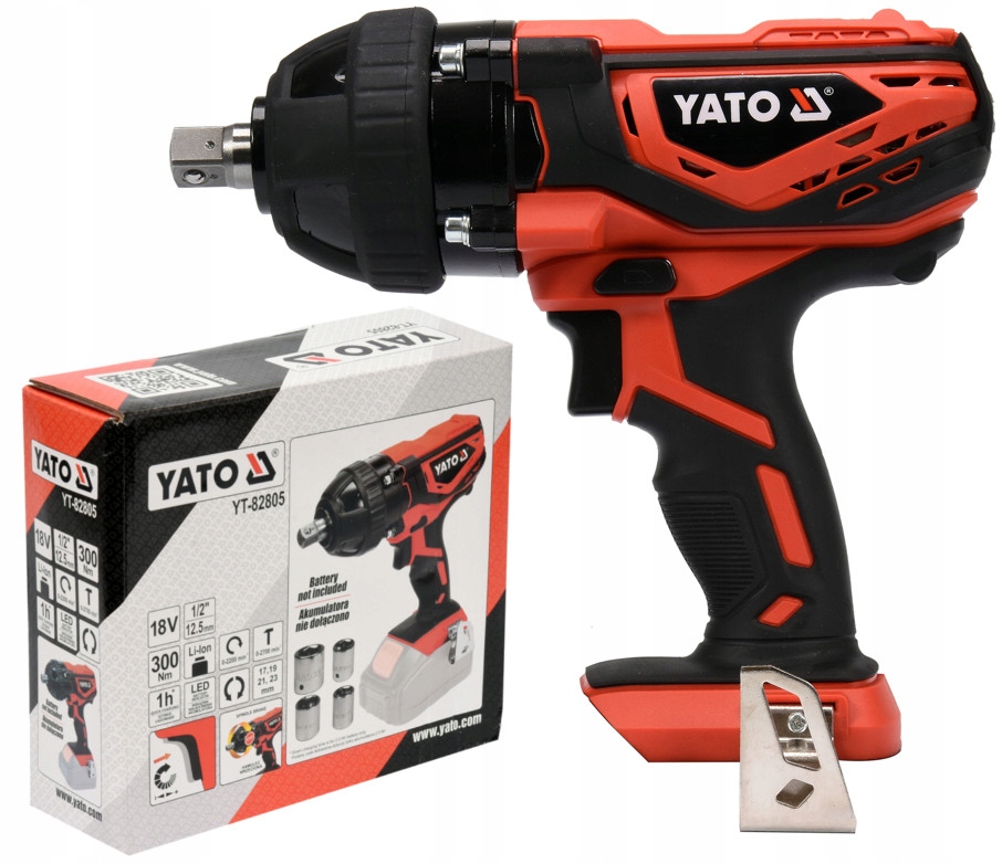 

Yato Klucz Udarowy 18V 1/2'' 300NM YT-82805