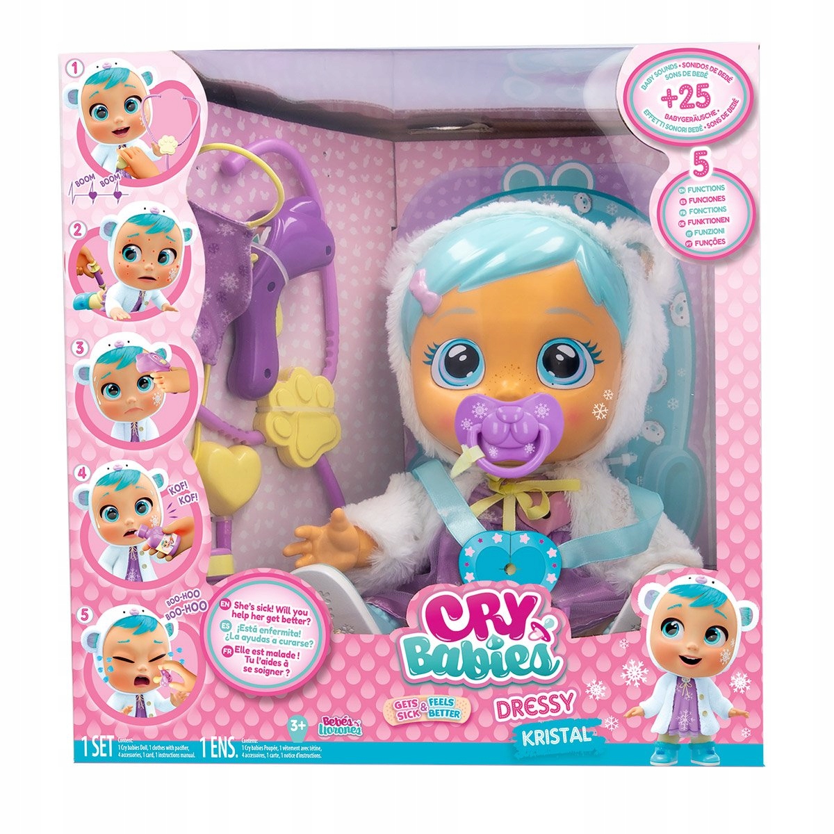 Lalka Cry Babies IMC Toys Cry Babies 30 cm LEKKO USZKODZONY KARTON