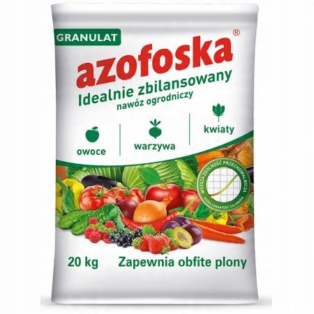 

Azofoska Nawóz granulowany ogrodniczy 20 kg