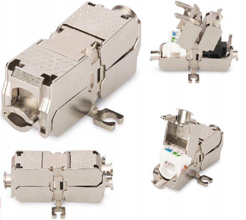 

Digitus Łącznik modularny beczka Kat.6A Stp ekran