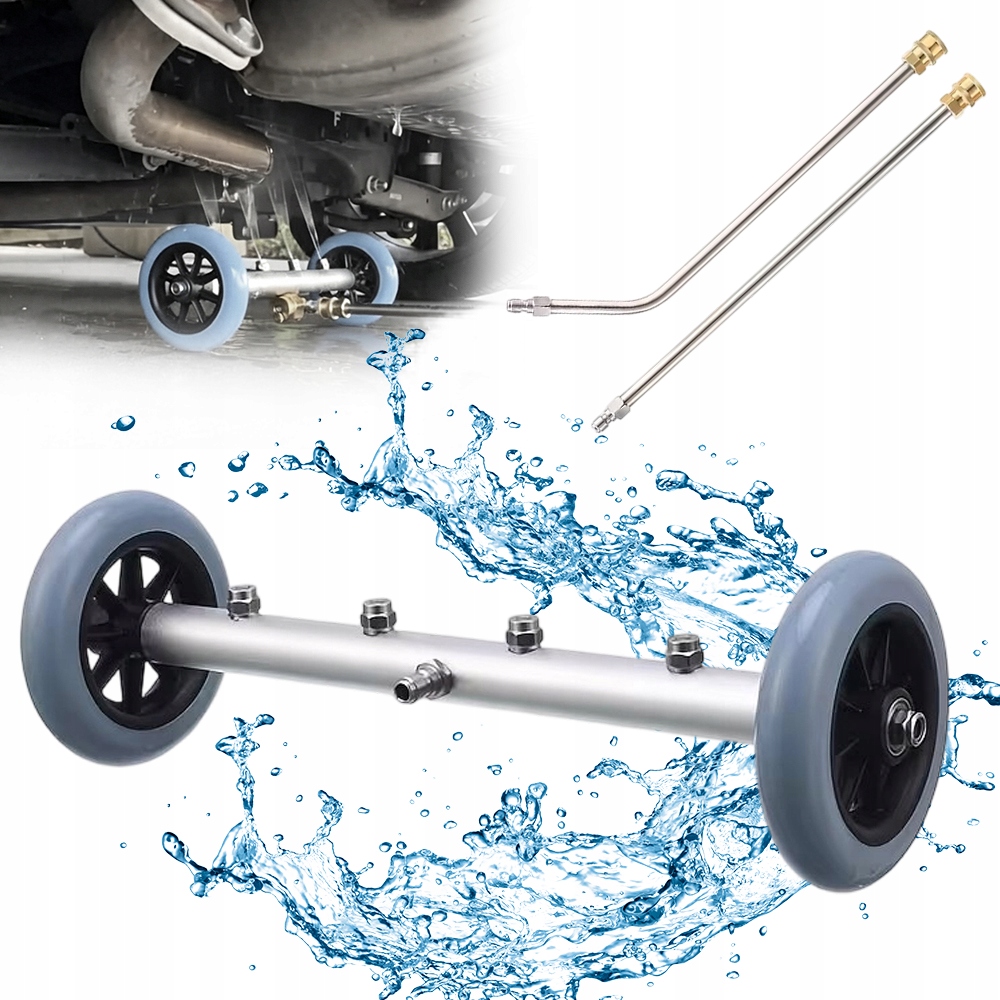 Set Tlaková Myčka Na Mytí Podvozku 4000PSI 4 Trysky 38 Cm Auto Zahrada