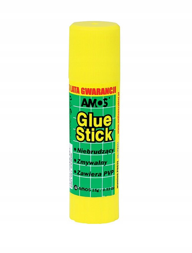 

Klej szkolny w sztyfcie Amos 15g Glue Stick