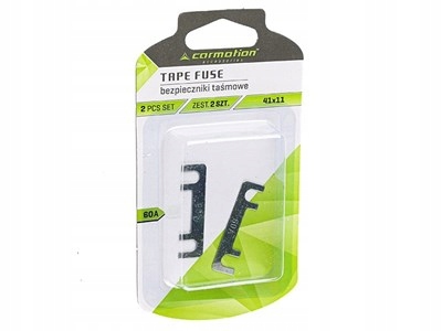 BEZPIECZNIKI TAŚMOWE 41X11 MM, 60A, 2 SZT. Marka Carmotion
