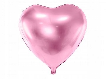 

Balon foliowy Serce, 61cm, jasny róż