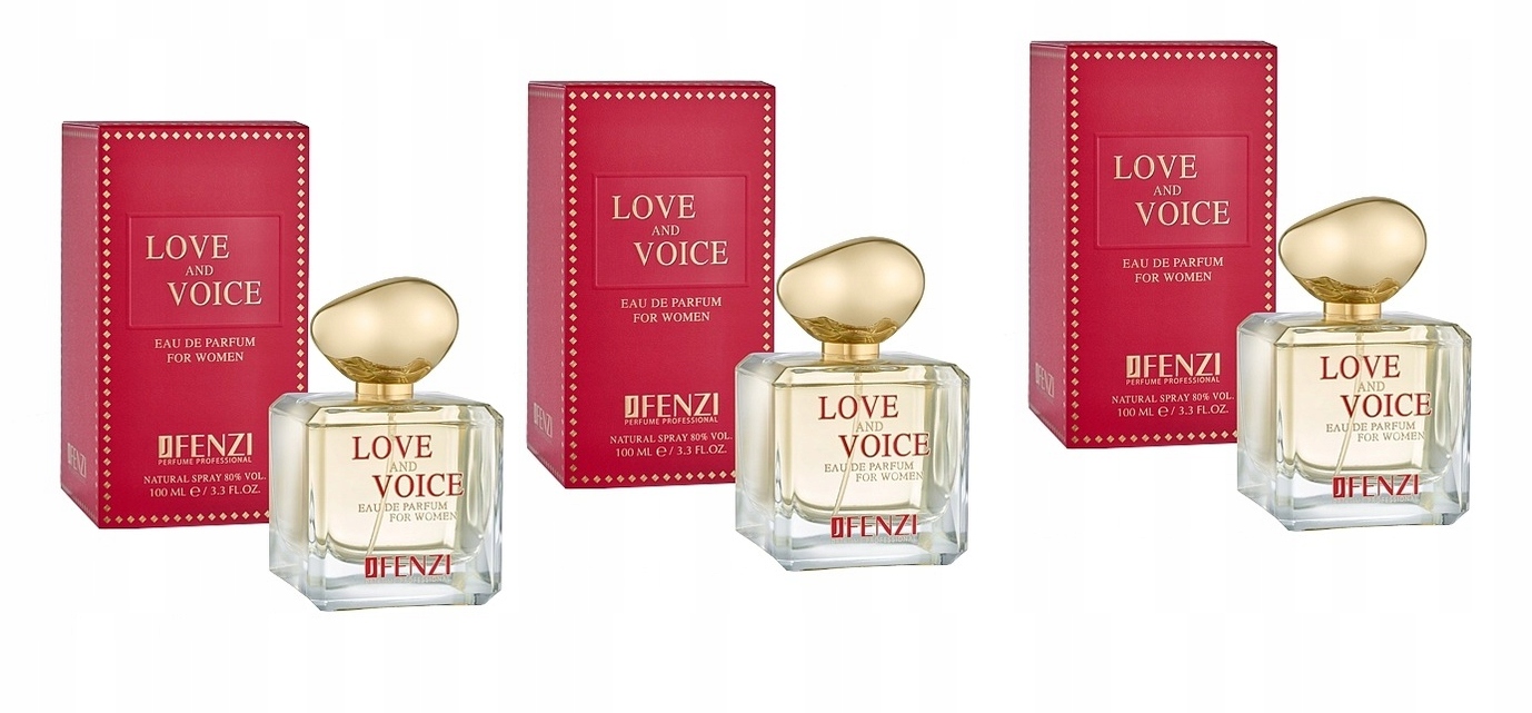 JFenzi Love And Voice 3x100ml Edp