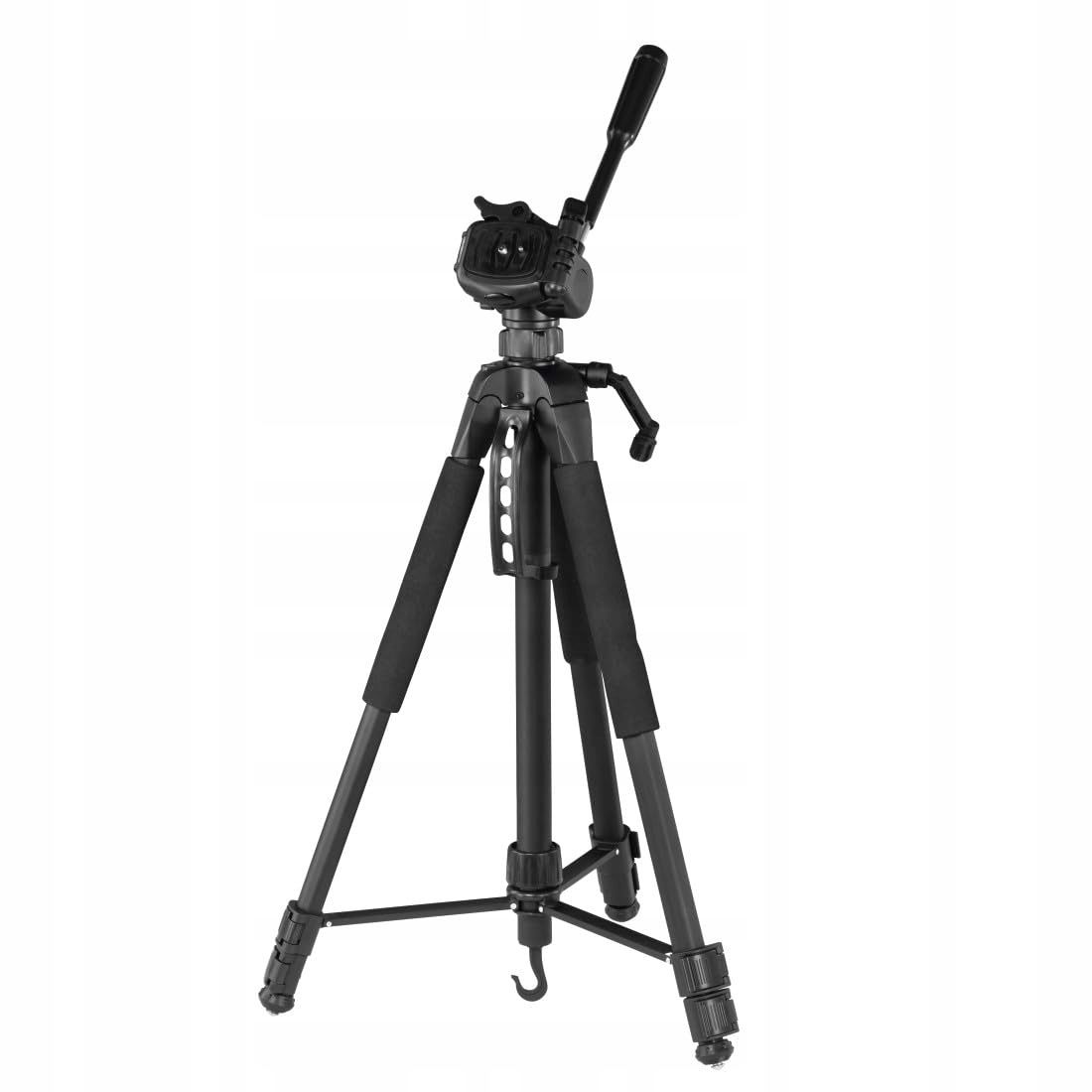 HAMA Statyw Aparat Akcja 165cm Lekki Z Uchwyt Telefonu Tripod 3D Czarny — miniatura 8